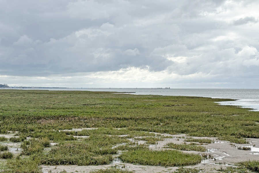 Distant pier